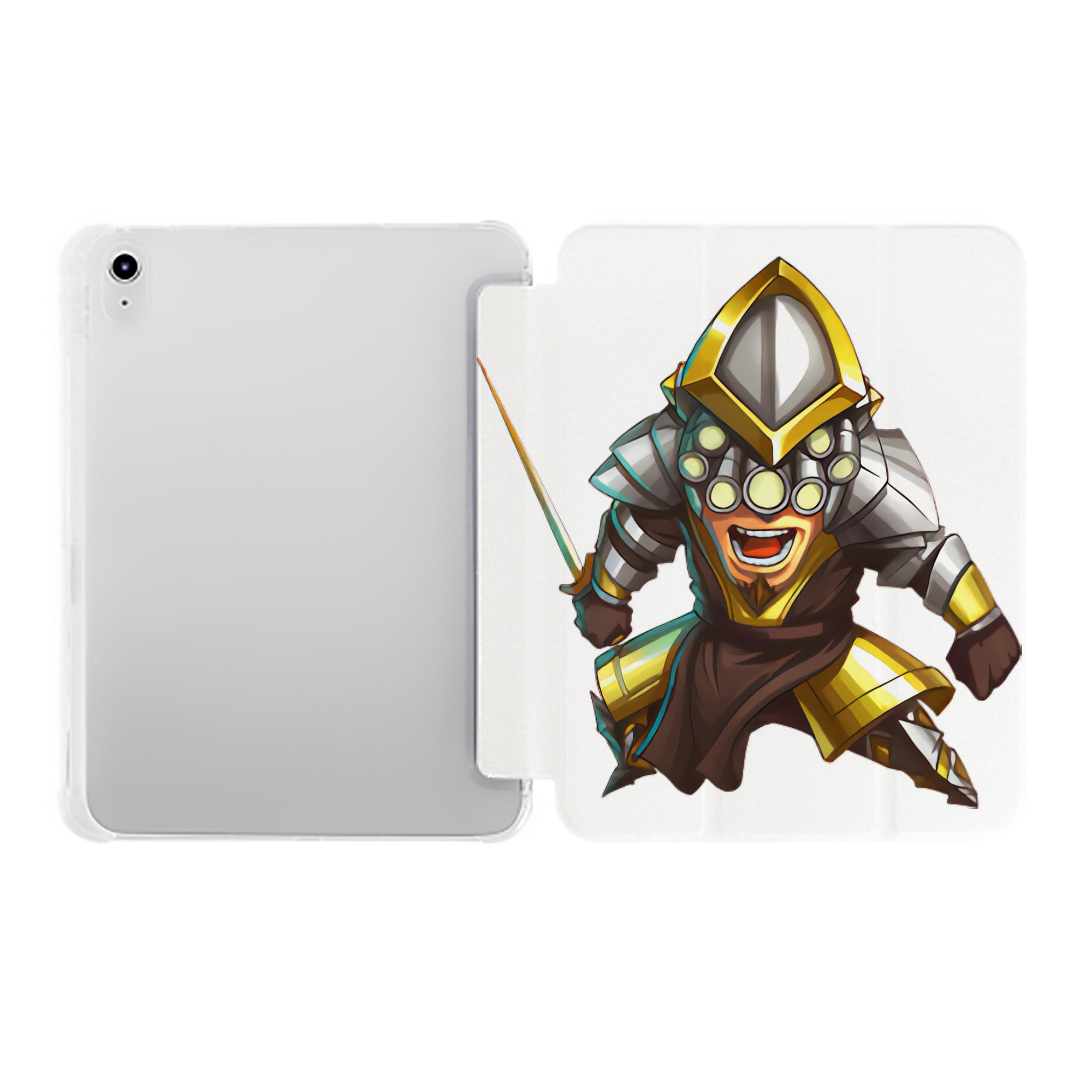 （画像用） リーグ・オブ・レジェンド League of Legends LOL IPad ケース ペン収納付き 三つ折りスタンド PUレザー×シリコン 対応機種9.5/10.5/10.9インチ